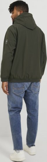Jack & Jones BASIC Water-Resistant Softshell Jacket Green - Bundy - Bundy Nadměrné Velikosti - 2XL-8XL