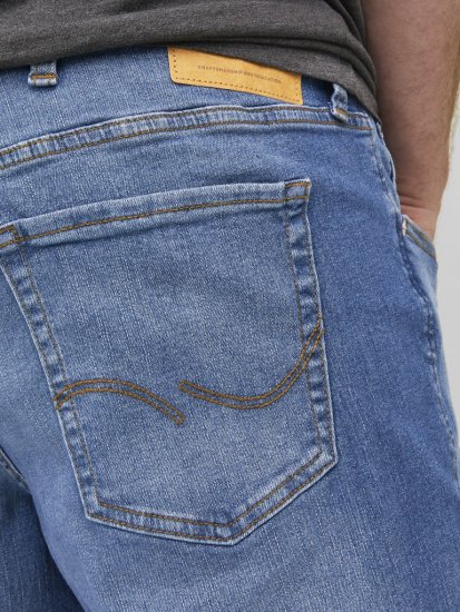 Jack & Jones MIKE ORIGINAL SQ 223 Jeans Blue Denim - Džíny & kalhoty - Džíny a Kalhoty - W40-W70