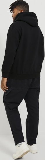 Jack & Jones ESTERBRO Hoodie Black - Mikiny & mikiny s kapucí - Mikiny & Mikiny s kapucí 2XL-12XL