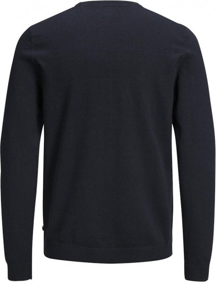 Jack & Jones BASIC Knitted Sweater Navy Blazer - Mikiny & mikiny s kapucí - Mikiny & Mikiny s kapucí 2XL-12XL