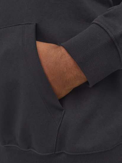 Jack & Jones STAR Hoodie Black - Mikiny & mikiny s kapucí - Mikiny & Mikiny s kapucí 2XL-12XL