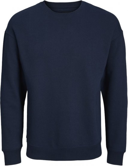 Jack & Jones BRADLEY Sweatshirt Navy Blazer - Mikiny & mikiny s kapucí - Mikiny & Mikiny s kapucí 2XL-12XL