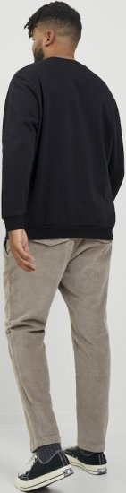 Jack & Jones BRADLEY Sweatshirt Black - Mikiny & mikiny s kapucí - Mikiny & Mikiny s kapucí 2XL-12XL