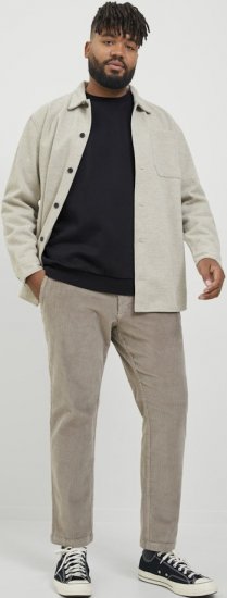 Jack & Jones BRADLEY Sweatshirt Black - Mikiny & mikiny s kapucí - Mikiny & Mikiny s kapucí 2XL-12XL