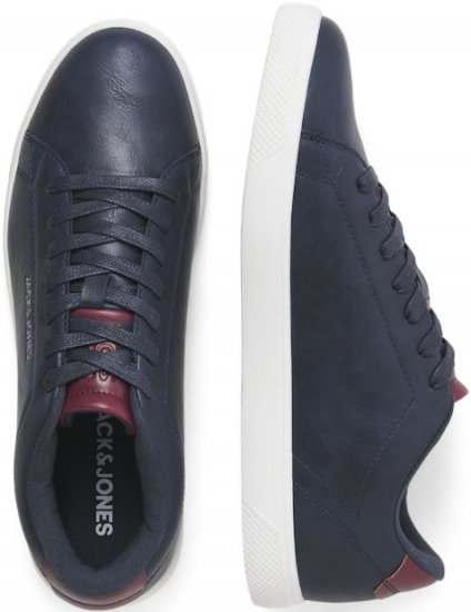 Jack & Jones Bosley Sneakers Navy Blazer/Red Dahlia - Pánská obuv 40-52 - 