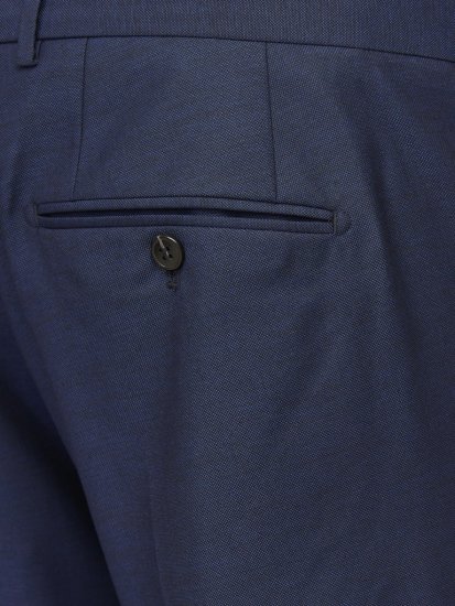 Jack & Jones SOLARIS Trousers Dark Navy - Obleky - Obleky 2XL-8XL