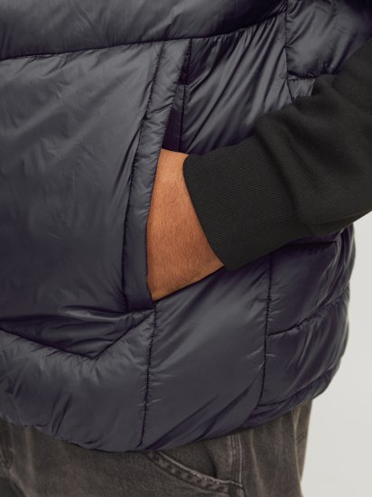 Jack & Jones SPRINT BODYWARMER With Collar Black - Bundy - Bundy Nadměrné Velikosti - 2XL-8XL