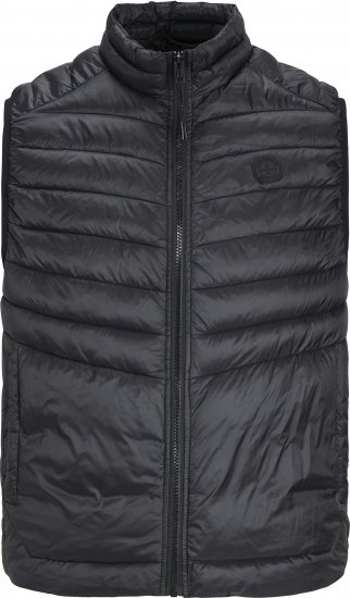 Jack & Jones SPRINT BODYWARMER With Collar Black - Bundy - Bundy Nadměrné Velikosti - 2XL-8XL