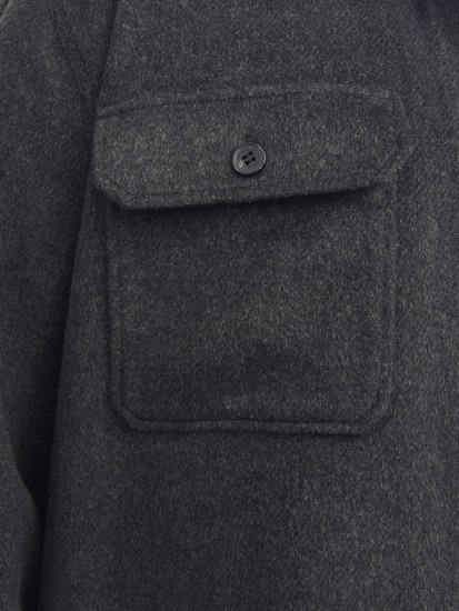 Jack & Jones BRADLEY OLLIE Overshirt LS Black - Košile - Košile 2XL-10XL