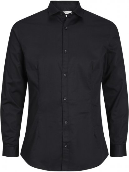 Jack & Jones ARMA LS Shirt Black - Košile - Košile 2XL-10XL