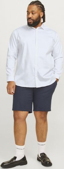 Jack & Jones ARMA LS Shirt White - Košile - Košile 2XL-10XL