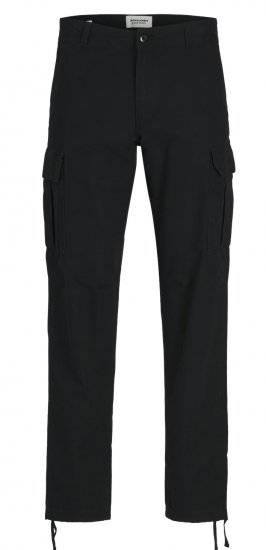 Jack & Jones JPSTKANE JJBARKLEY Cargopants Black - Džíny & Kalhoty - Džíny a Kalhoty - W40-W70