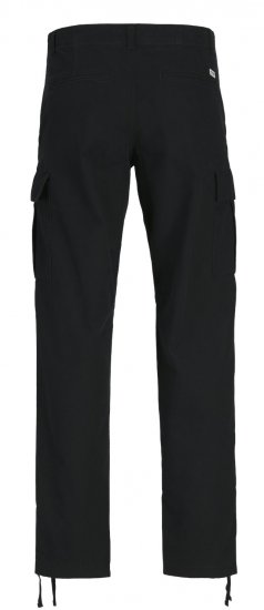 Jack & Jones JPSTKANE JJBARKLEY Cargopants Black - Džíny & kalhoty - Džíny a Kalhoty - W40-W70