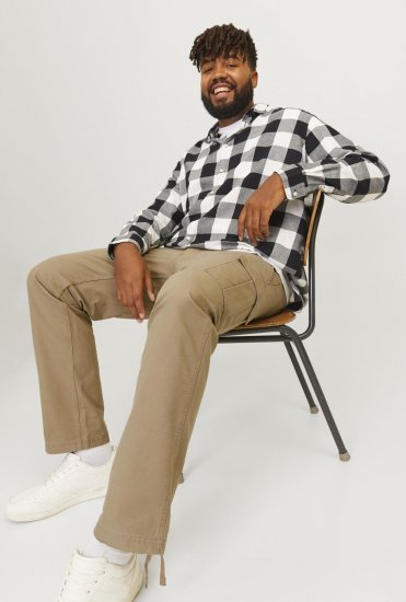 Jack & Jones JPSTKANE JJBARKLEY Cargopants Elmwood - Džíny & kalhoty - Džíny a Kalhoty - W40-W70