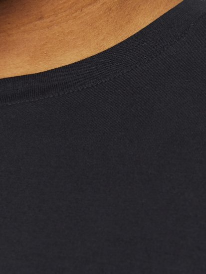 Jack & Jones CORP Logo Play 5 T-Shirt Black - Trička - Trička nadměrné velikosti - 2XL-14XL
