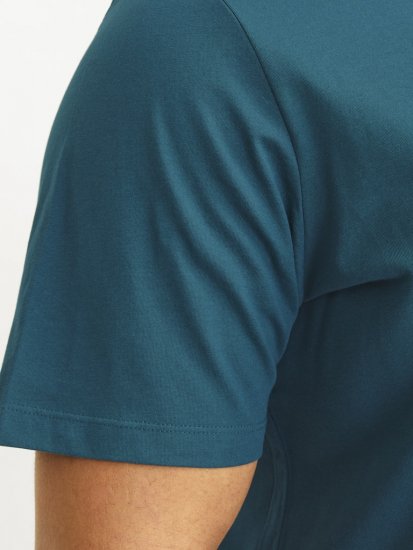 Jack & Jones CORP Logo Play 5 T-Shirt Deep Teal - Trička - Trička nadměrné velikosti - 2XL-14XL