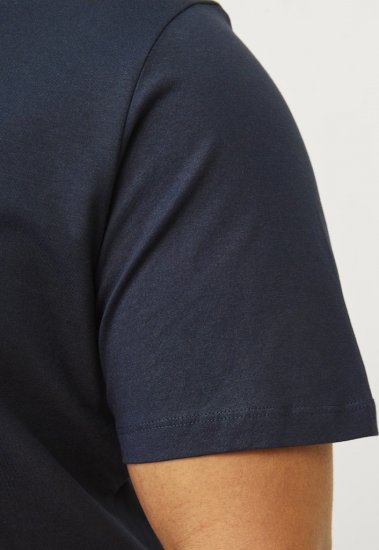 Jack & Jones CORP Logo Play 5 T-Shirt Navy Blazer - Trička - Trička nadměrné velikosti - 2XL-14XL