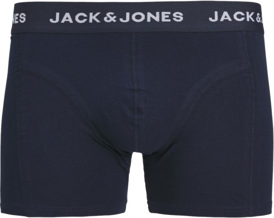 Jack & Jones JACCAMOFLAGE Trunks 3-Pack Navy Blazer - Spodní prádlo - Spodní Prádlo Nadměrné Velikosti 2XL-8XL