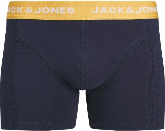 Jack & Jones SKULLROCK Trunks 3-Pack Navy Blazer - Spodní prádlo - Spodní Prádlo Nadměrné Velikosti 2XL-8XL