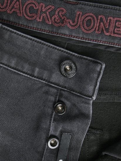 Jack & Jones JJIMIKE JJICON I.K. SQ 028 Jeans Black Denim - Džíny & kalhoty - Džíny a Kalhoty - W40-W70