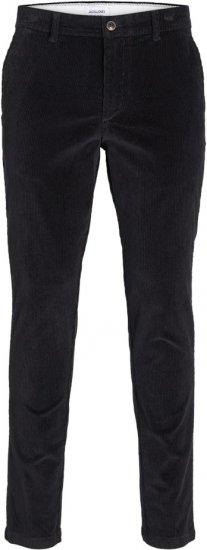 Jack & Jones MARCO Corduroy Chinos Pants Black - Džíny & Kalhoty - Džíny a Kalhoty - W40-W70