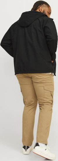 Jack & Jones JJTAYLOR Softshell Jacket Black - Bundy - Bundy Nadměrné Velikosti - 2XL-8XL