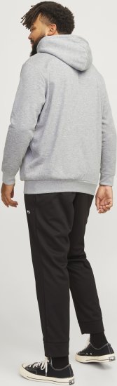 Jack & Jones JCOOUTDOOR Hoodie Light Grey - Mikiny & mikiny s kapucí - Mikiny & Mikiny s kapucí 2XL-12XL