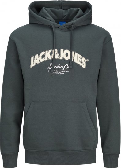 Jack & Jones JORBRONX Hoodie Dark Green - Mikiny & mikiny s kapucí - Mikiny & Mikiny s kapucí 2XL-12XL