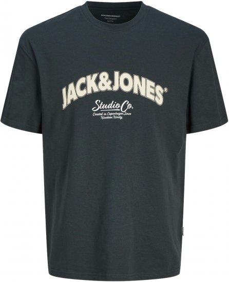 Jack & Jones JORBRONX T-Shirt Dark Green - Trička - Trička nadměrné velikosti - 2XL-14XL