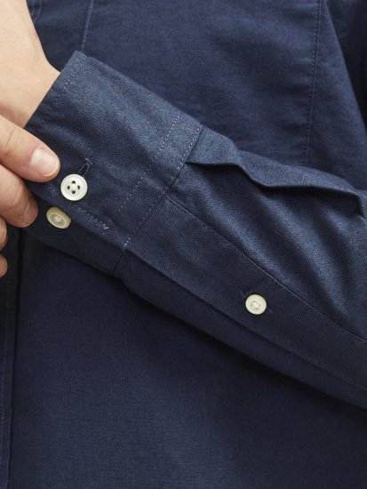 Jack & Jones Brook Oxford Long Sleeve Shirt Navy Blazer - Košile - Košile 2XL-10XL