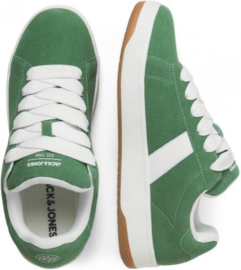 Jack & Jones Miles SYN Suede Sneakers Verdant Green - Pánská obuv 40-52 - 