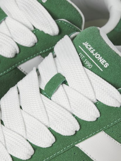 Jack & Jones Miles SYN Suede Sneakers Verdant Green - Pánská obuv 40-52 - 