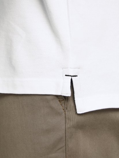 Jack & Jones PAULOS Short Sleeve Polo White/PS - Polokošile - Polokošile 2XL-8XL - Trička s límečkem 2XL-8XL