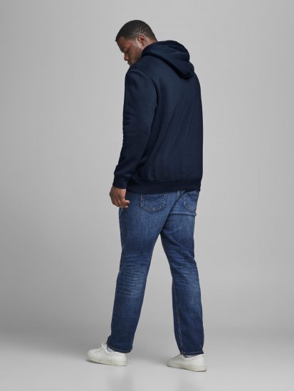 Jack & Jones Elogo Sweat Hood Navy Blazer - Mikiny & mikiny s kapucí - Mikiny & Mikiny s kapucí 2XL-12XL