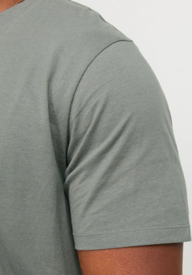 Jack & Jones NOA Crew Neck T-Shirt Grey - Trička - Trička nadměrné velikosti - 2XL-14XL