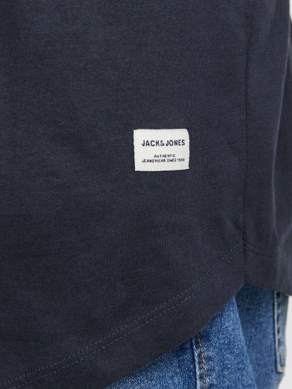 Jack & Jones NOA Crew Neck T-Shirt Navy Blazer - Trička - Trička nadměrné velikosti - 2XL-14XL