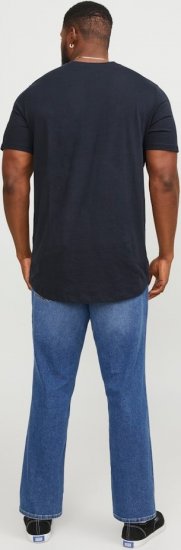 Jack & Jones NOA Crew Neck T-Shirt Navy Blazer - Trička - Trička nadměrné velikosti - 2XL-14XL