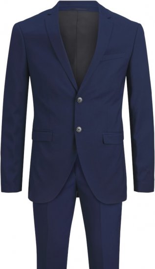 Jack & Jones FRANCO Suit Medieval Blue - Obleky - Obleky 2XL-8XL