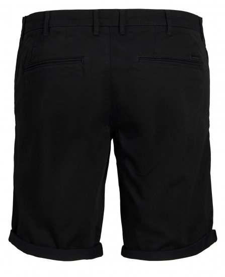 Jack & Jones JPSTBOWIE Chino Shorts Black - Šortky - Šortky Nadměrné Velikosti W40-W60
