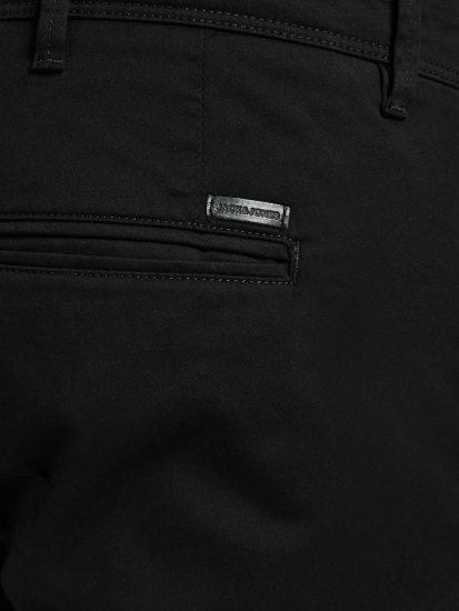 Jack & Jones JPSTBOWIE Chino Shorts Black - Šortky - Šortky Nadměrné Velikosti W40-W60