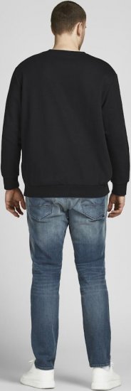 Jack & Jones Basic Sweatshirt Black - Mikiny & mikiny s kapucí - Mikiny & Mikiny s kapucí 2XL-12XL