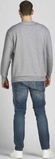 Jack & Jones Basic Sweatshirt Light Grey Melange - Mikiny & mikiny s kapucí - Mikiny & Mikiny s kapucí 2XL-12XL