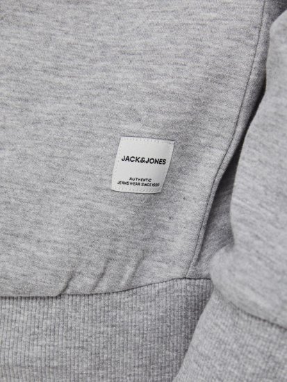 Jack & Jones Basic Sweatshirt Light Grey Melange - Mikiny & mikiny s kapucí - Mikiny & Mikiny s kapucí 2XL-12XL