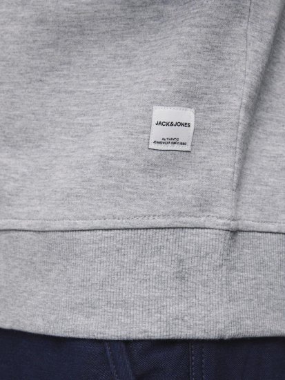Jack & Jones Basic Sweatshirt Light Grey Melange - Mikiny & mikiny s kapucí - Mikiny & Mikiny s kapucí 2XL-12XL