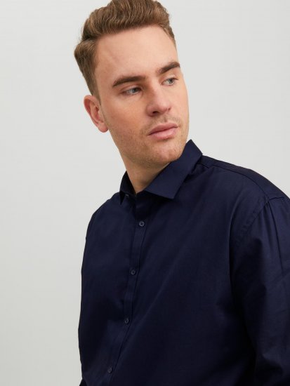 Jack & Jones CARDIFF Dress Shirt Navy - Košile - Košile 2XL-10XL