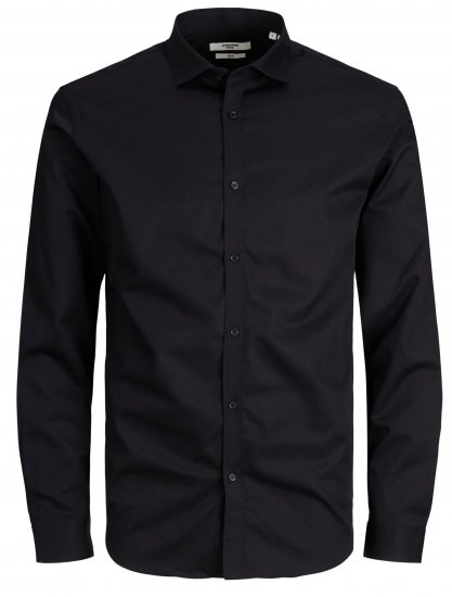 Jack & Jones CARDIFF Dress Shirt Black - Košile - Košile 2XL-10XL