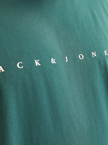 Jack & Jones STAR T-Shirt Deep Teal - Trička - Trička nadměrné velikosti - 2XL-14XL