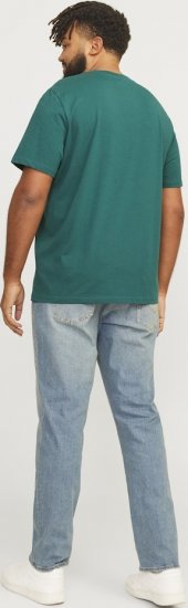 Jack & Jones STAR T-Shirt Deep Teal - Trička - Trička nadměrné velikosti - 2XL-14XL