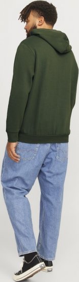 Jack & Jones 2 COL LOGO Hoodie Kombu Green - Mikiny & mikiny s kapucí - Mikiny & Mikiny s kapucí 2XL-12XL