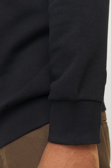 Jack & Jones 2 COL LOGO Hoodie Black - Mikiny & mikiny s kapucí - Mikiny & Mikiny s kapucí 2XL-12XL